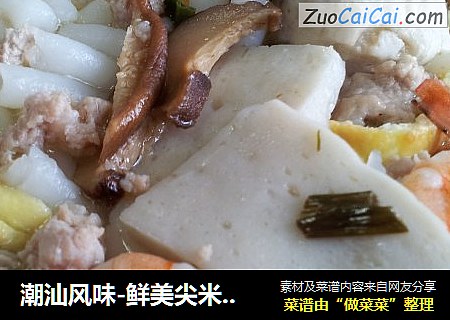 潮汕风味-鲜美尖米丸汤