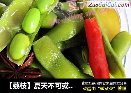 【荔枝】夏天不可或缺的下酒小菜－盐煮毛豆