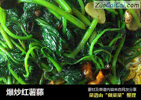 爆炒红薯藤
