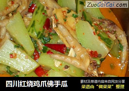 四川红烧鸡爪佛手瓜
