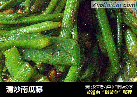 清炒南瓜藤