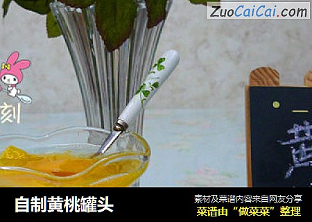 自制黄桃罐头