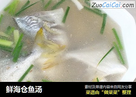 鲜海仓鱼汤