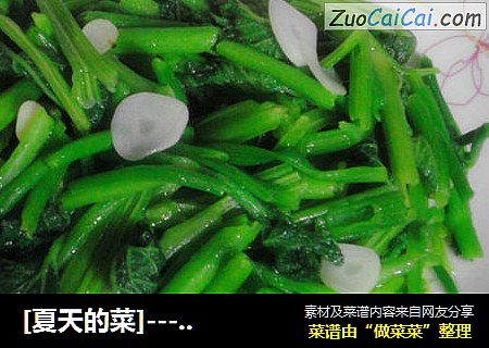 [夏天的菜]------蒜香南瓜嫩头！