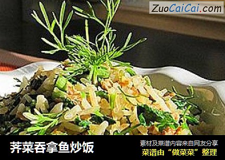 荠菜吞拿鱼炒饭