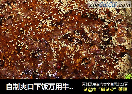 自制爽口下饭万用牛肉芝麻酱