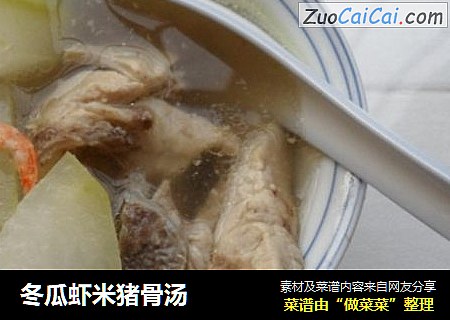 冬瓜虾米猪骨汤