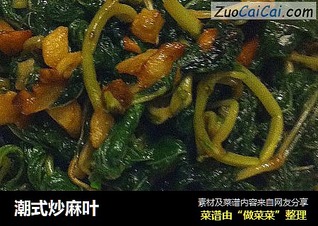 潮式炒麻叶