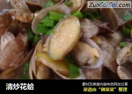 清炒花蛤