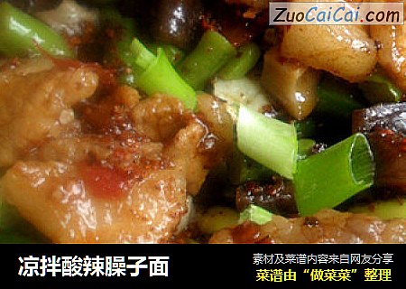 凉拌酸辣臊子面