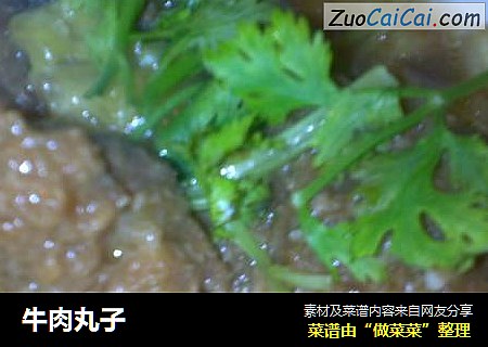 牛肉丸子