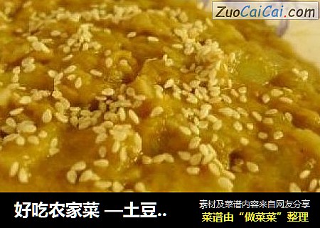 好吃农家菜 —土豆孬茄子