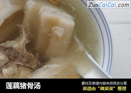 莲藕猪骨汤