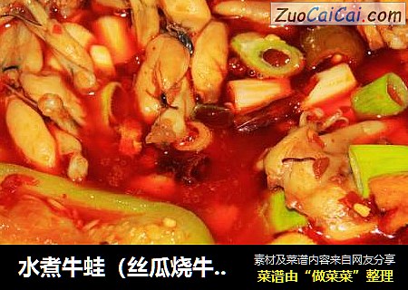 水煮牛蛙（丝瓜烧牛蛙）
