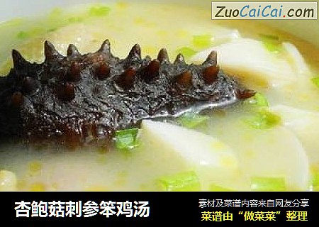 杏鲍菇刺参笨鸡汤