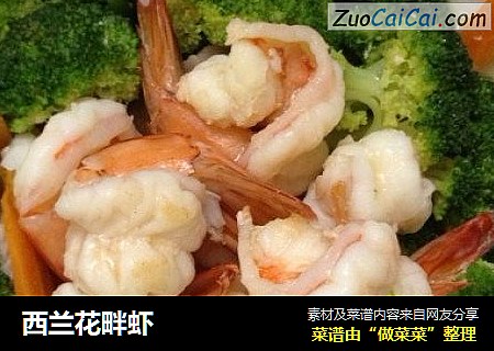 西兰花畔虾
