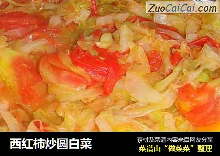 西红柿炒圆白菜