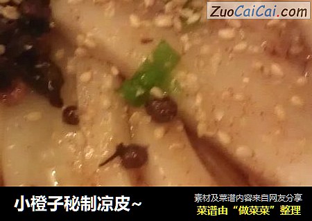 小橙子秘制凉皮~