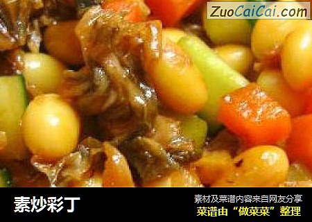 素炒彩丁