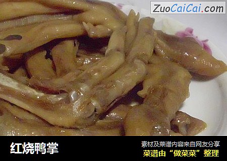 红烧鸭掌
