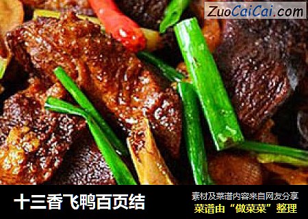 十三香飞鸭百页结