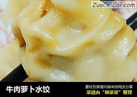 牛肉萝卜水饺