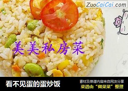 看不见蛋的蛋炒饭