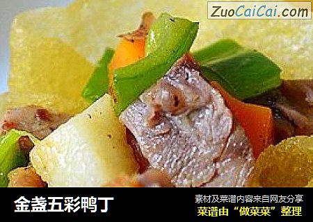 金盏五彩鸭丁