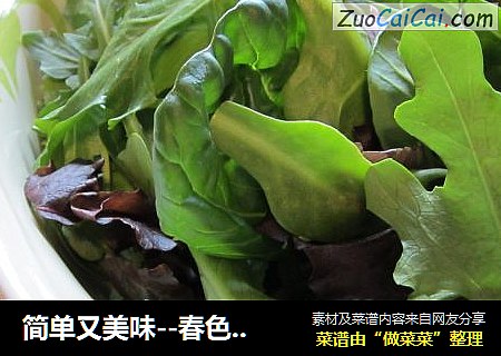 简单又美味--春色沙拉