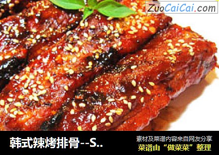 韩式辣烤排骨--Spicy Pork Ribs