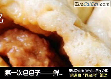 第一次包包子——鲜肉包