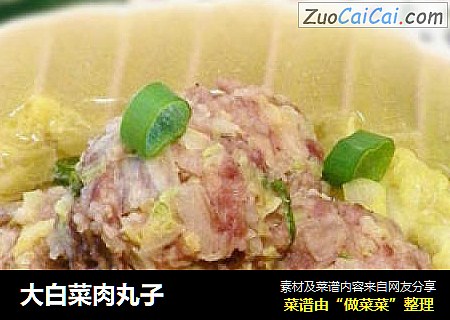 大白菜肉丸子