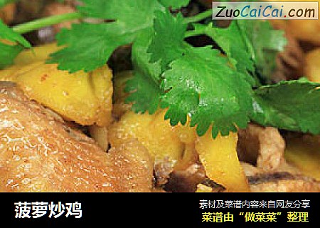 菠萝炒鸡