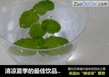 清凉夏季的最佳饮品——薄荷水