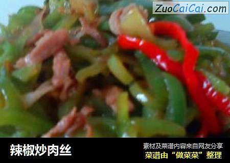 辣椒炒肉丝