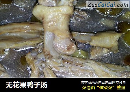 无花果鸭子汤