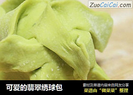 可爱的翡翠绣球包