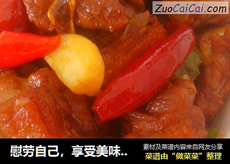 慰劳自己，享受美味－红烧啤酒鸭