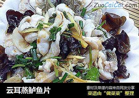 云耳蒸鲈鱼片