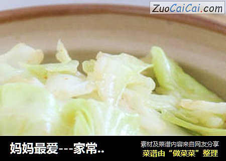 妈妈最爱－家常包菜