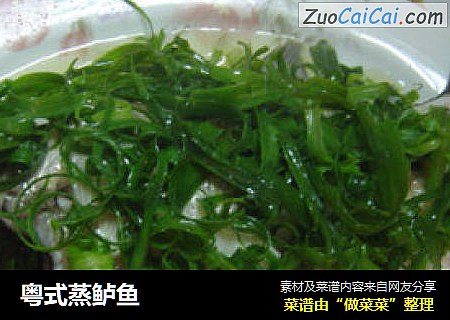 粤式蒸鲈鱼