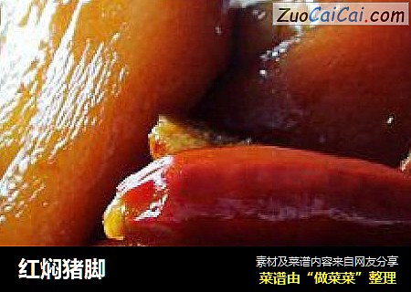 红焖猪脚