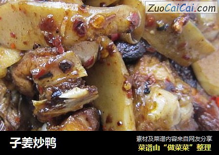 子姜炒鸭