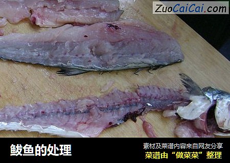 鲅鱼的处理