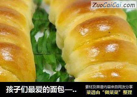 孩子们最爱的面包——毛毛虫豆沙面包
