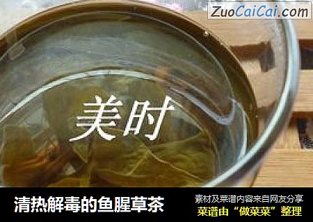 清热解毒的鱼腥草茶