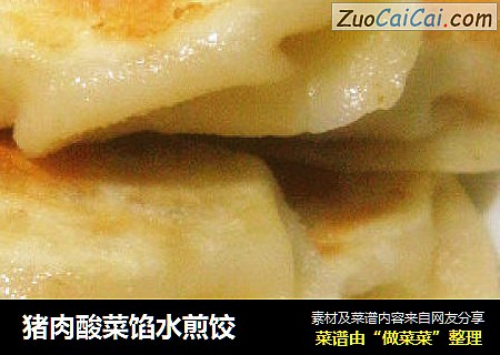 猪肉酸菜馅水煎饺