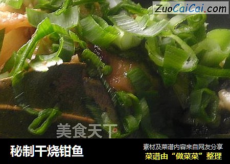 秘制干烧钳鱼