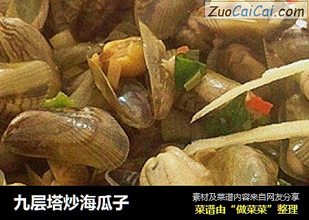 九层塔炒海瓜子
