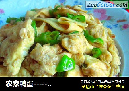 农家鸭蛋-----家常菜